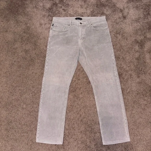 Tom Ford Corduroy Pants - Light Gray